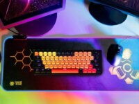 Tracer GameZone Hexy1 RGB Gaming Egérpad 300 x 800mm - Fekete mintás