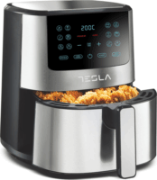 Tesla AF501BX AirFryer Forrólevegős sütő 5L 1300 Watt - Fekete/Inox