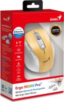 Genius Ergo 9000S Pro Bluetooth Wireless Egér - Pine Wood