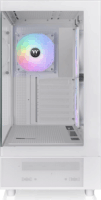 Thermaltake View 270 Plus TG Midi Torony Számítógépház + 3db 120mm ARGB ventilátor - Fehér