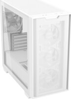 Asus A21 PLUS Midi Torony Számítógépház + 4db 120 ARGB ventilátor - Fehér