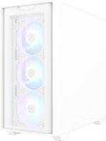 Asus A21 PLUS Midi Torony Számítógépház + 4db 120 ARGB ventilátor - Fehér