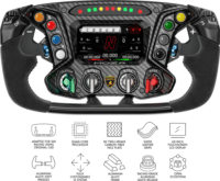 Moza Racing ESSENZA SCV12 Kormánykerék kiegészítő (Shifter, LED RGB, érintőkijelző, bőr markolat)