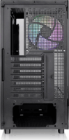 Thermaltake View 270 Plus TG Midi Torony Számítógépház + 3db 120mm ARGB ventilátor - Fekete