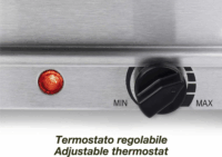 Beper P101TEM002 Büfétálaló melegen tartó funkcióval 63 x 37 x 14 cm - Szürke