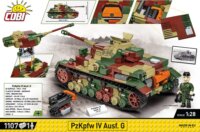 Cobi Panzer IV AUSF.G 1107 darabos építő készlet