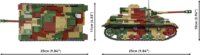 Cobi Panzer IV AUSF.G 1107 darabos építő készlet