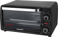 Beper 90.882 Elektromos mini sütő 12L 1050 Watt - Fekete