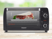 Beper 90.882 Elektromos mini sütő 12L 1050 Watt - Fekete