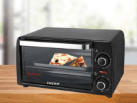 Beper 90.882 Elektromos mini sütő 12L 1050 Watt - Fekete