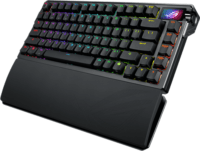 Asus ROG Azoth Extreme Mechanikus Wireless USB-C RGB Billentyűzet US - Fekete