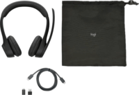 Logitech Zone 305 Bluetooth MS Teams Call Center Headset - Fekete