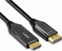 Lindy 40932 DisplayPort - HDMI 8K 60Hz Aktív kábel 3m - Fekete