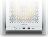 Corsair Frame 4000D RS ARGB Midi Torony Számítógépház + 3db 120mm ARGB ventilátor - Fehér