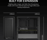 Corsair Frame 4000D Midi Torony Számítógépház - Fekete