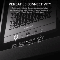Corsair Frame 4000D Midi Torony Számítógépház - Fekete