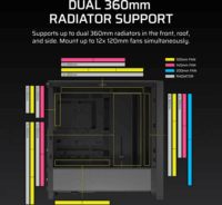 Corsair Frame 4000D Midi Torony Számítógépház - Fekete
