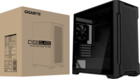 Gigabyte GB-C102G Midi Torony Számítógépház + 2db 120mm ventilátor - Fekete