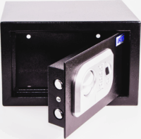 Iris IFS20 Elektromos számzáras Biztonsági bútorszéf ujjlenyomat olvasóval - Fekete