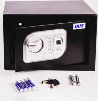 Iris IFS20 Elektromos számzáras Biztonsági bútorszéf ujjlenyomat olvasóval - Fekete