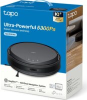 TP-LINK Tapo RV20 Max Smart Robot Porszívó felmosó funkcióval - Fekete