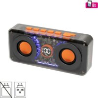 Sal Mechapower Bluetooth hordozható hangszóró Média lejátszóval 2 x 10 Watt - Fekete