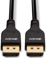 Lindy DisplayPort 1.4 apa - DisplayPort 1.4 apa Kábel 2m - Fekete