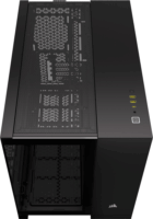 Corsair iCUE Link 2500X RGB Mini Torony Számítógépház + 2db 120mm RGB ventilátor - Fekete