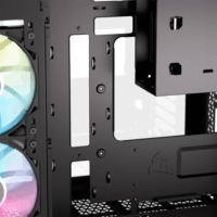 Corsair iCUE Link 2500X RGB Mini Torony Számítógépház + 2db 120mm RGB ventilátor - Fekete