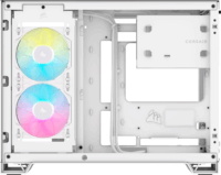 Corsiar iCUE Link 2500X RGB Mini Torony Számítógépház + 2db 120mm RGB ventilátor - Fehér