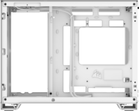 Corsiar iCUE Link 2500X RGB Mini Torony Számítógépház + 2db 120mm RGB ventilátor - Fehér