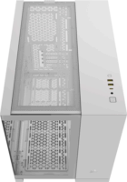 Corsiar iCUE Link 2500X RGB Mini Torony Számítógépház + 2db 120mm RGB ventilátor - Fehér