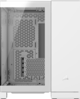 Corsiar iCUE Link 2500X RGB Mini Torony Számítógépház + 2db 120mm RGB ventilátor - Fehér