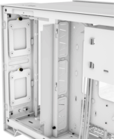 Corsiar iCUE Link 2500X RGB Mini Torony Számítógépház + 2db 120mm RGB ventilátor - Fehér