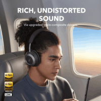 Anker A3062G11 Soundcore Space One Pro Összecsukható Bluetooth Fejhallgató Headset - Fekete