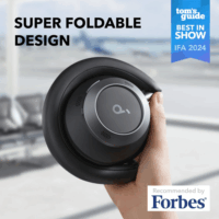 Anker A3062G11 Soundcore Space One Pro Összecsukható Bluetooth Fejhallgató Headset - Fekete