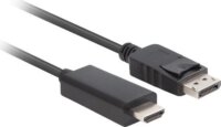 Lanberg DisplayPort 1.1 apa - HDMI 1.4 apa Kábel 3m - Fekete