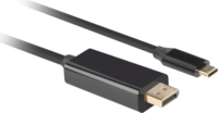Lanberg USB-C apa - DisplayPort 1.2 apa Kábel 1.8m - Fekete