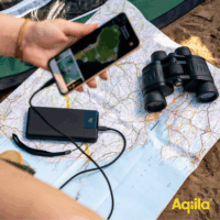 Aqiila Powerbird B20 Powerbank 2x USB Type-C/USB-A 20.000 mAh 20W - Fekete