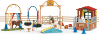 Schleich 72149 Farm World Lovasiskola póni figurákkal