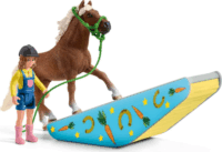 Schleich 72149 Farm World Lovasiskola póni figurákkal