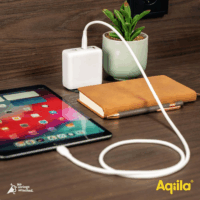 Aqiila Chargebird W4 USB-A / 2x USB-C Hálózati Gyorstöltő Adapter 120W - Fekete