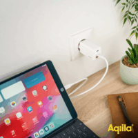 Aqiila Chargebird W3 2x USB-C / 1x USB-A Hálózati Gyorstöltő adapter 65W - Fehér