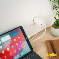 Aqiila Chargebird W2 2x USB-C Hálózati Gyorstöltő Adapter 45W - Fehér
