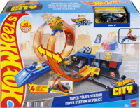 Hot Wheels City Super Rendőrállomás pályaszett
