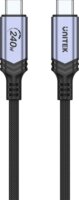 Unitek USB-C apa - USB-C apa Adat- és töltőkábel 240W 2m - Fekete