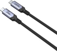 Unitek USB-C apa - USB-C apa Adat- és töltőkábel 240W 2m - Fekete