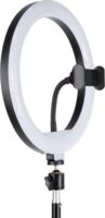 Havit ST7026 Körlámpa telefontartóval és RGB világítással Vlogger készlet - Fekete / Fehér