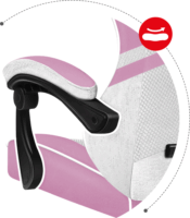 Huzaro Force 4.4 Mesh Gamer szék - Rózsaszín