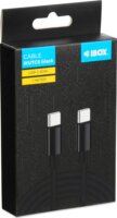 iBox USB-C apa - USB-C apa Adat- és töltőkábel 1m - Fekete